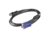 APC - Video- / USB-Kabel - USB, HD-15 (VGA) (M) zu HD-15 (VGA) (M) - 7.6 m - für APC 16 Port Multi-Platform Analog KVM, 8 Port Multi-Platform Analog KVM