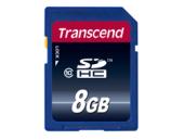 TRANSCEND 8GB SDHC CARD CL10