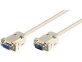 2M DB9 SERIAL CABLE M/F